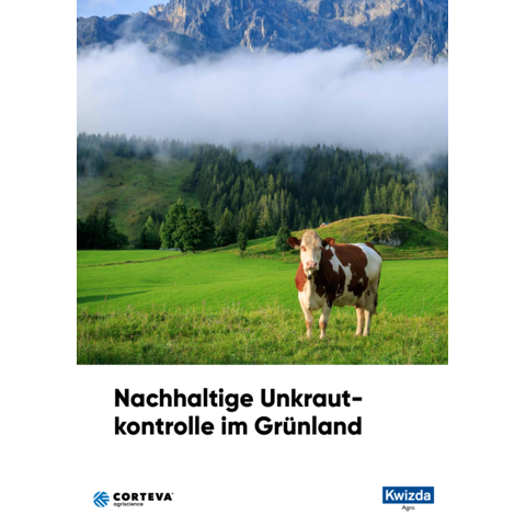 Broschüre "Nachhaltige Unkrautkontrolle im Grünland"