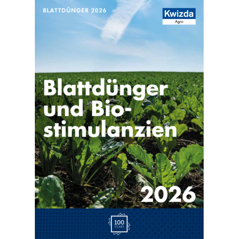 Blattdünger & Biostimulanzien Broschüre 2026