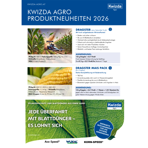 Kwizda Agro Produktneuheiten 2026
